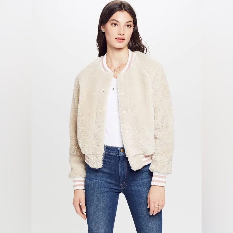 Mother Shearling Bomber, Brand New